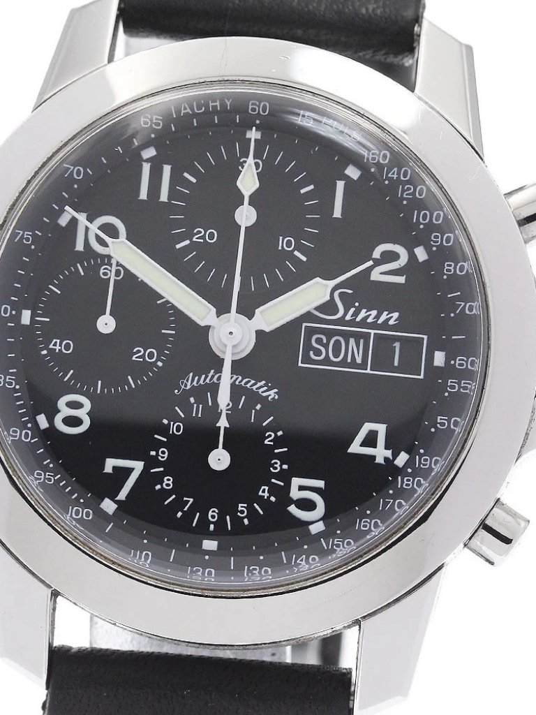 Sinn 103 Chronograph Day Date Black Dial Automatic Mens Watch941804